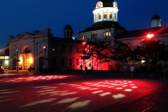 Kingston City Hall at night