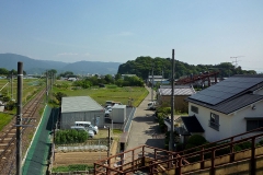 箸墓古墳と上ツ道推定地