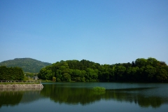 箸墓古墳と三輪山
